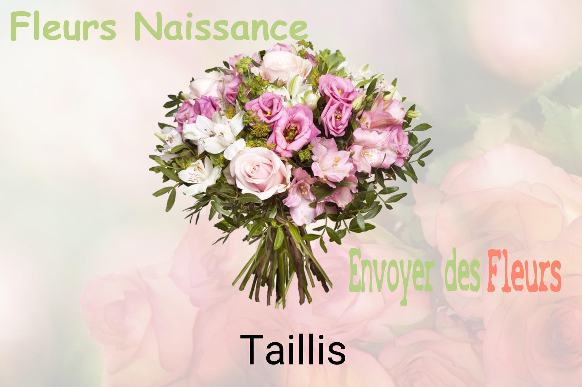Bouquet de fleurs de naissance livré à Taillis